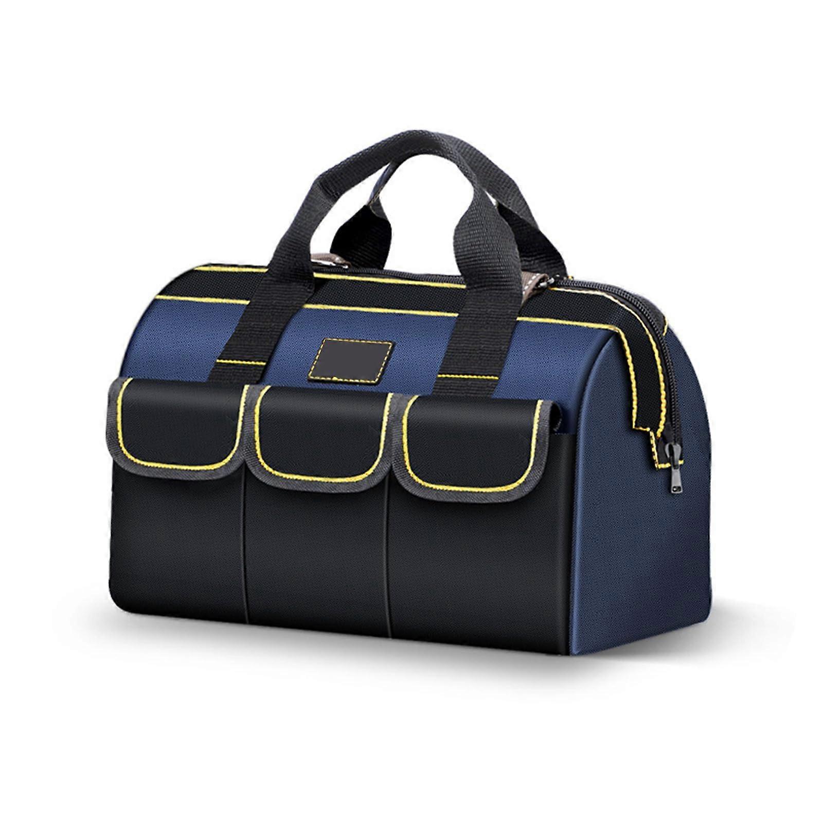 13/16/18 Inch Waterproof Tool Bag Performance Tool Bag with Large Mouth Capacity Tool Organizers 16 Inch