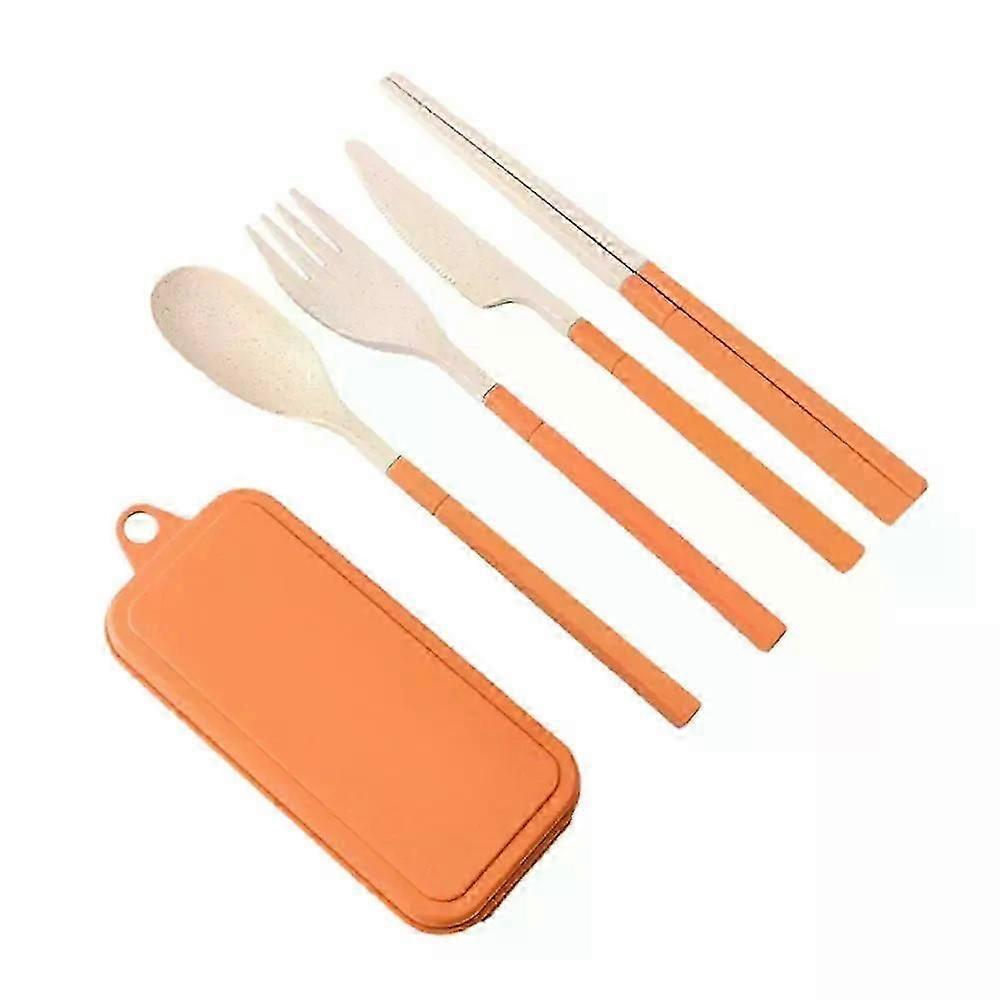 Sustainable Wheat Straw Lunch Container - Spacious Compartments for Picnics & Work