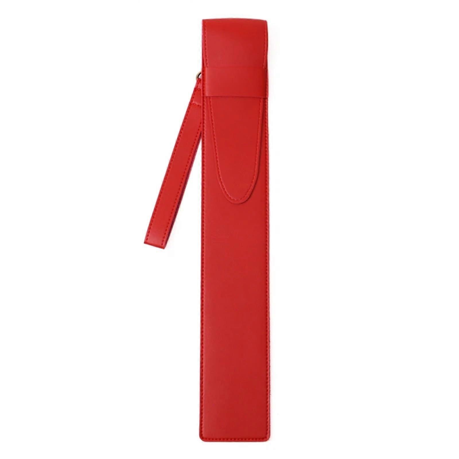 Drumstick Bag Leather Case For Drumsticks, Storage Pouch, Equipment Protection, Red