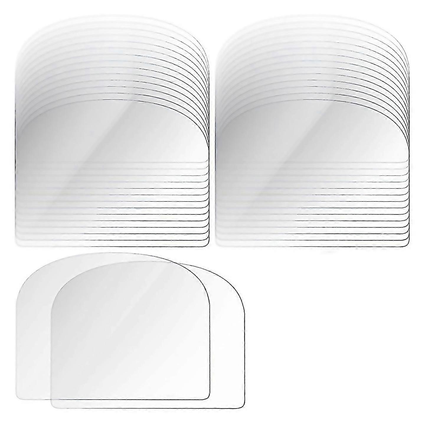 For 80pcs plastic transparent soft scraper cake cream scraping plate