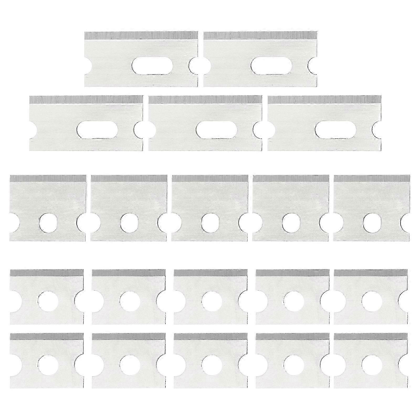 20Pcs Crimp Tool Replacement Blades Practical Ethernet Cable Cutter (Silver)