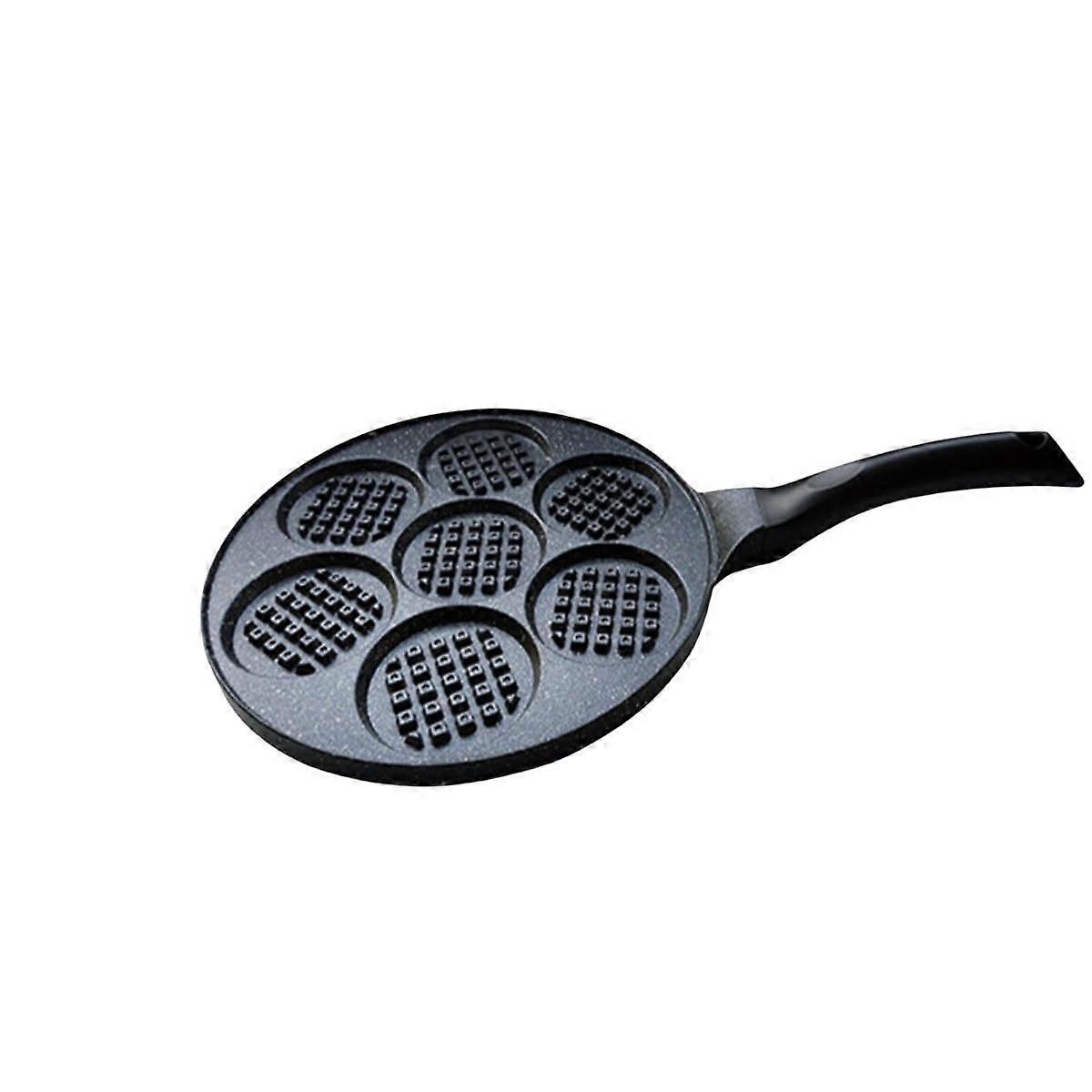 7-Hole 10-Inch Non-Stick Omelette Pan With Scald-Proof Handle For Gas Stoves And Induction Cookers Style-3