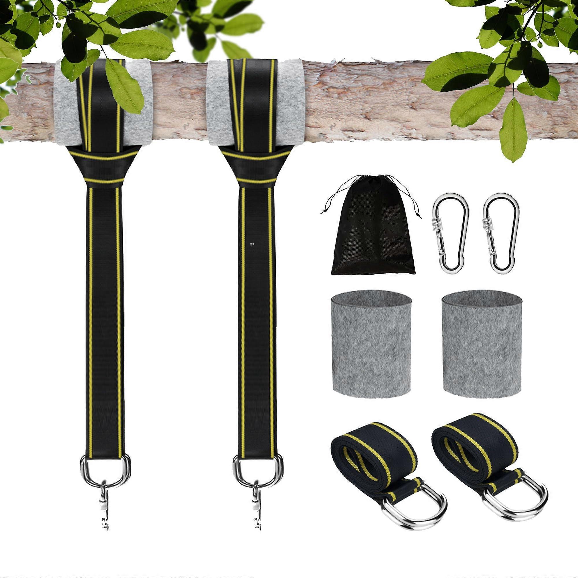 Hammock Attachment Kit for Tree Straps, Adjustable 2-Inch Wide, Heavy-Duty Nylon, Compatible with Most Hammocks