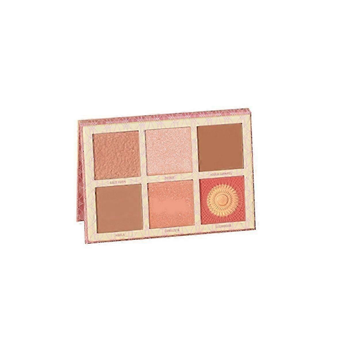 Blush Palette High Gloss Fine Glitter 3-dimensional Contouring And Brightening Silhouette Makeup P