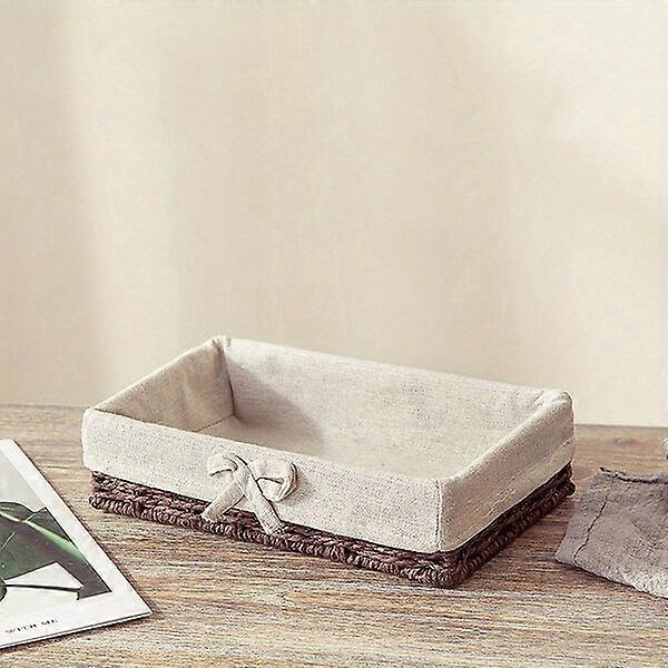 Wicker tray basket, a great choice for organizing and storing, beautifying the home environment