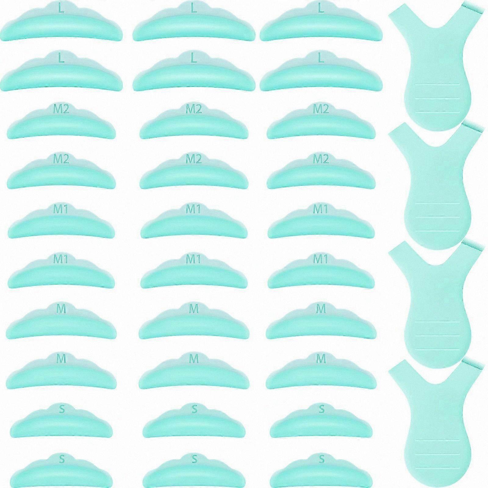 Silicone Eyelash Curling Kit with Y Brushes for Lash Perming