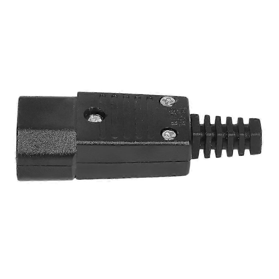 5pcs Iec 320 C14 Power Adapter Cable Plug Rewirable Connector Socket 3pin Male