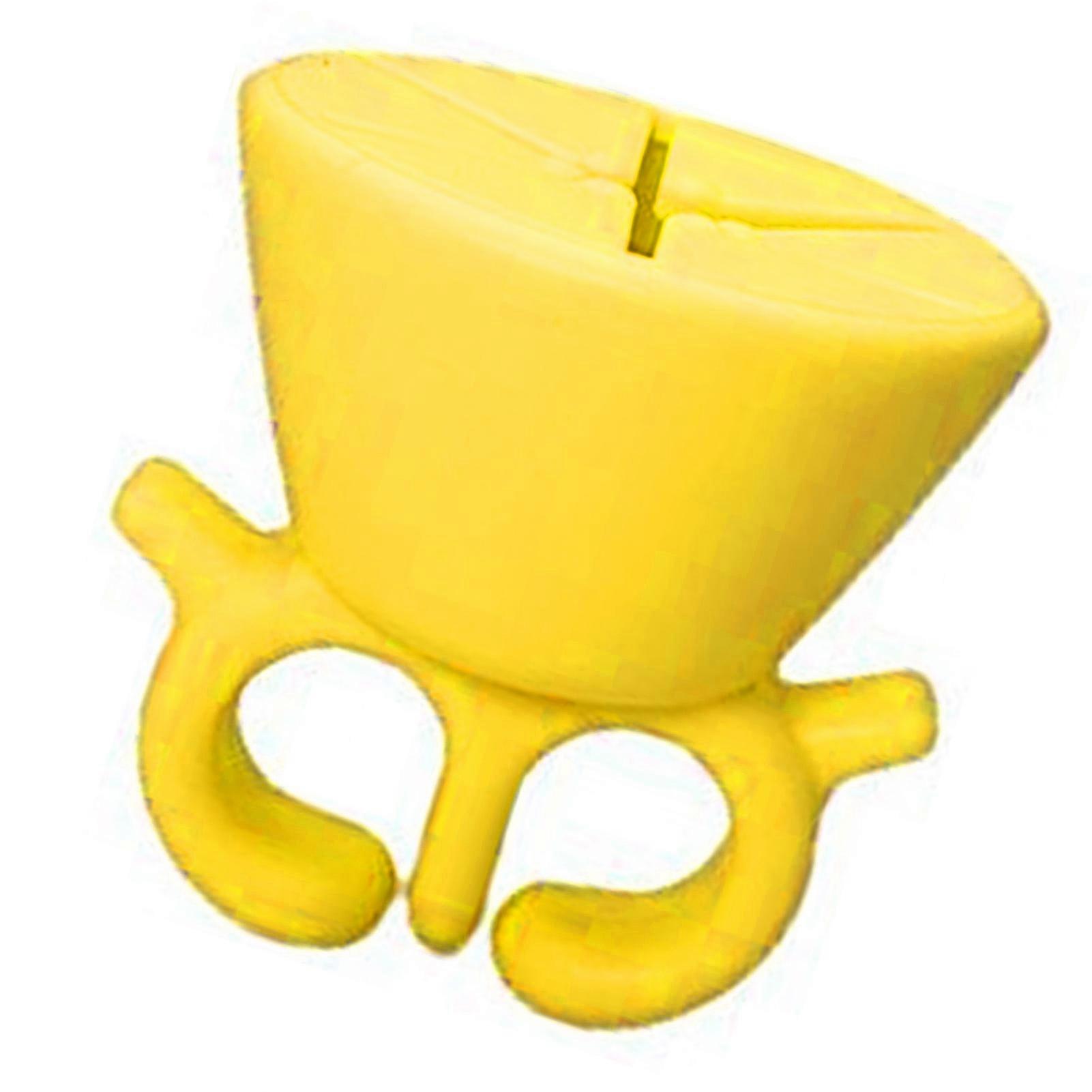 Weeding Scrap Collector Ring Silicone Tool Yellow for Heat Transfer