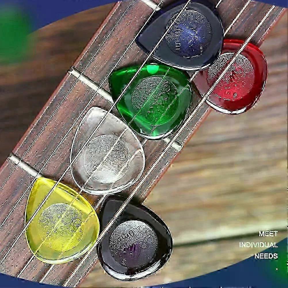 6Pcs Alice Stubby Guitar Picks ABS Plectrums Large Stubbies Big Thi...
