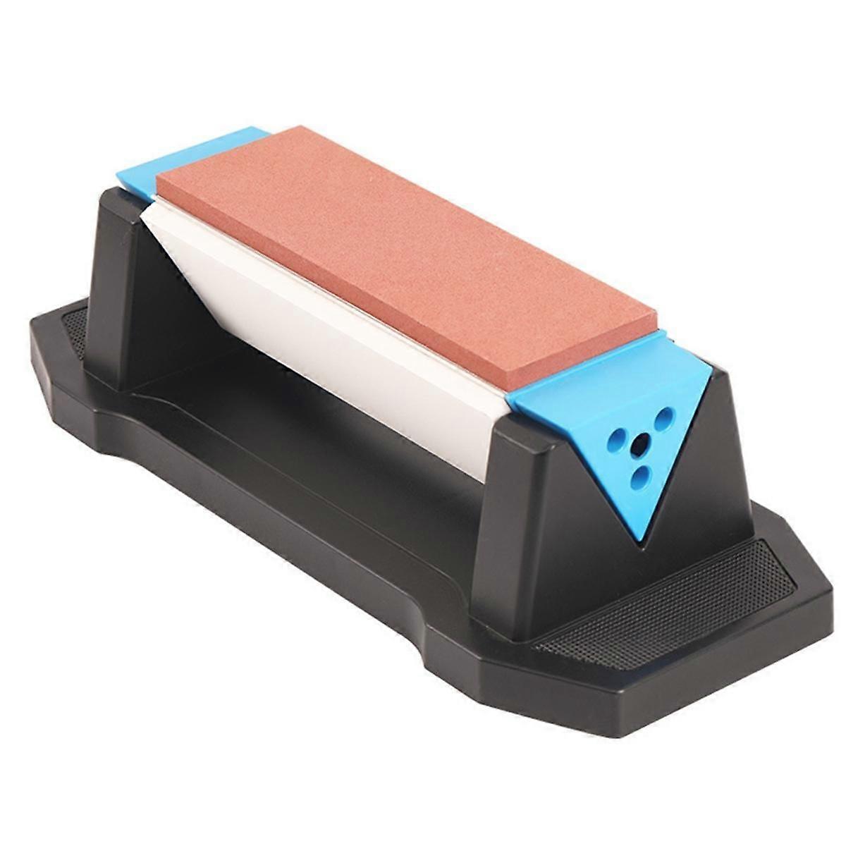 3 Side 400/1000/3000 Grit Premium Ceramic Whetstone Knife Sharpener Stone with Edge Grip Holder and