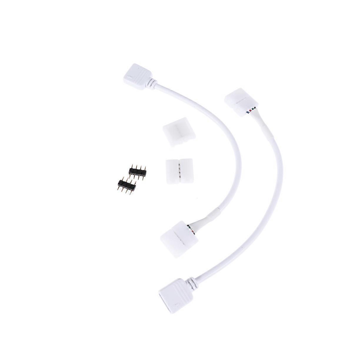 LED Connection Cable for Circuit Connect Use with 2PCS Connect Pins Durable Plastic and Metal White 2.0m