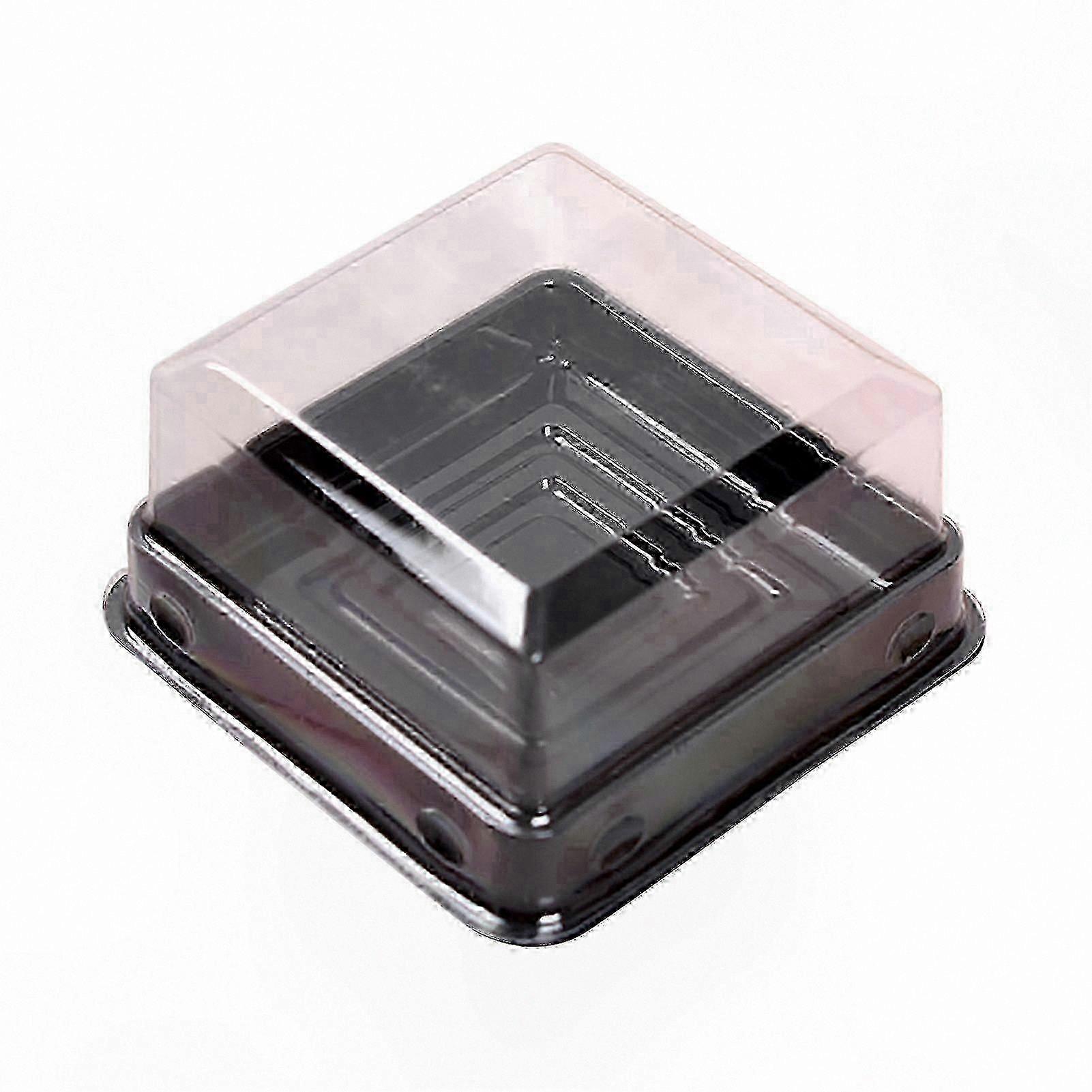 50-Pack Rectangular Plastic Dessert Containers for Pastries, Versatile Storage Boxes for Baked Goods