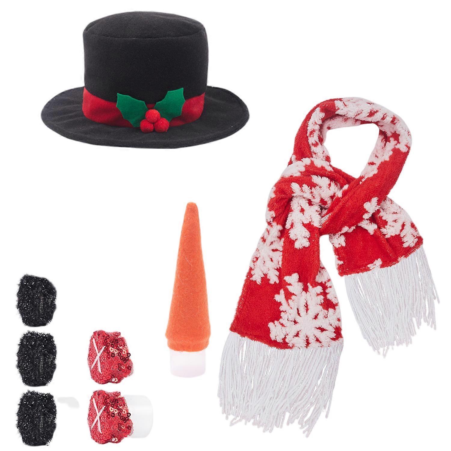 Snowman decoration set, SDZS001, with multi-color matching for indoor and outdoor decoration