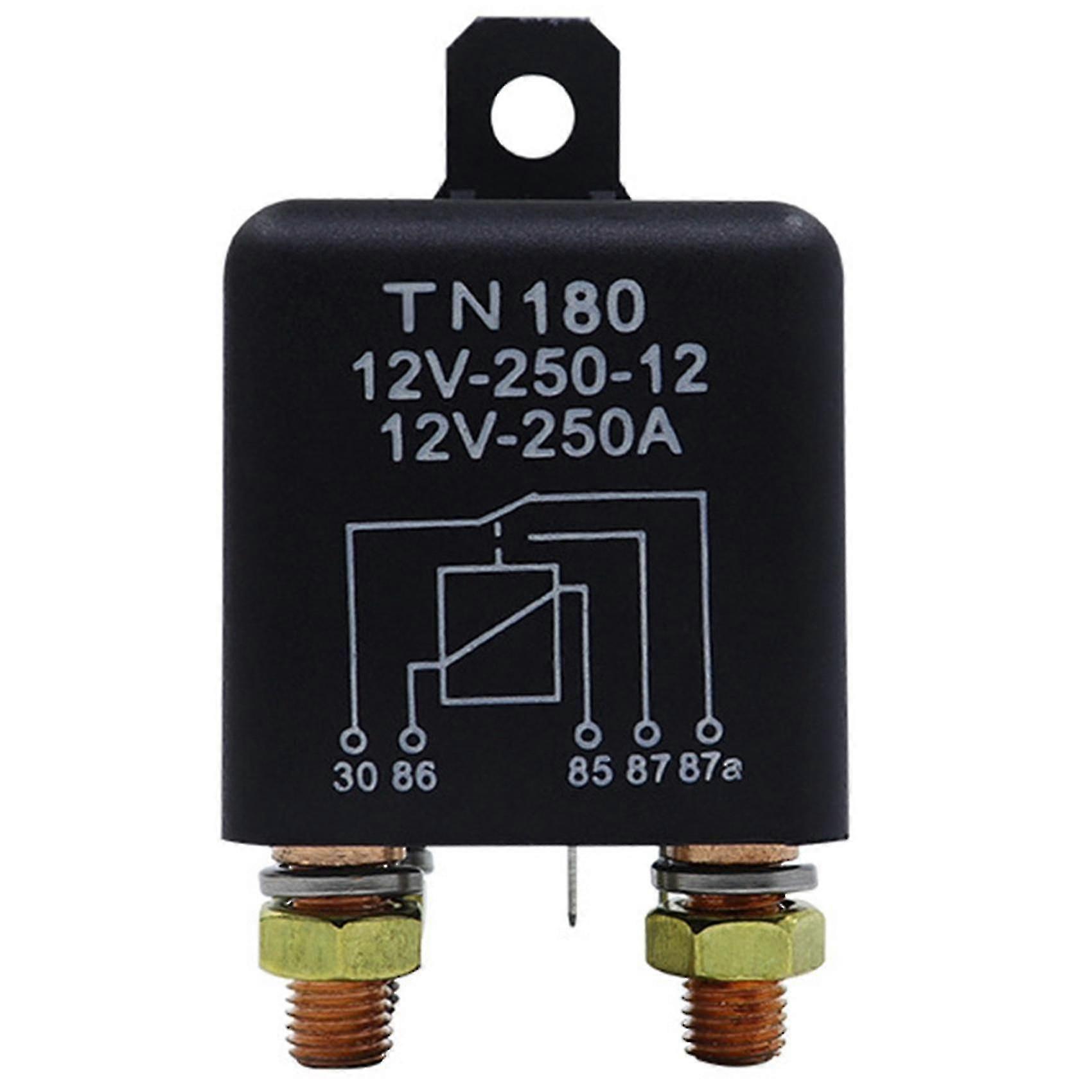 Heavy duty relay for car and motorcycle 250a continuous 12v 24v battery control switch terminal