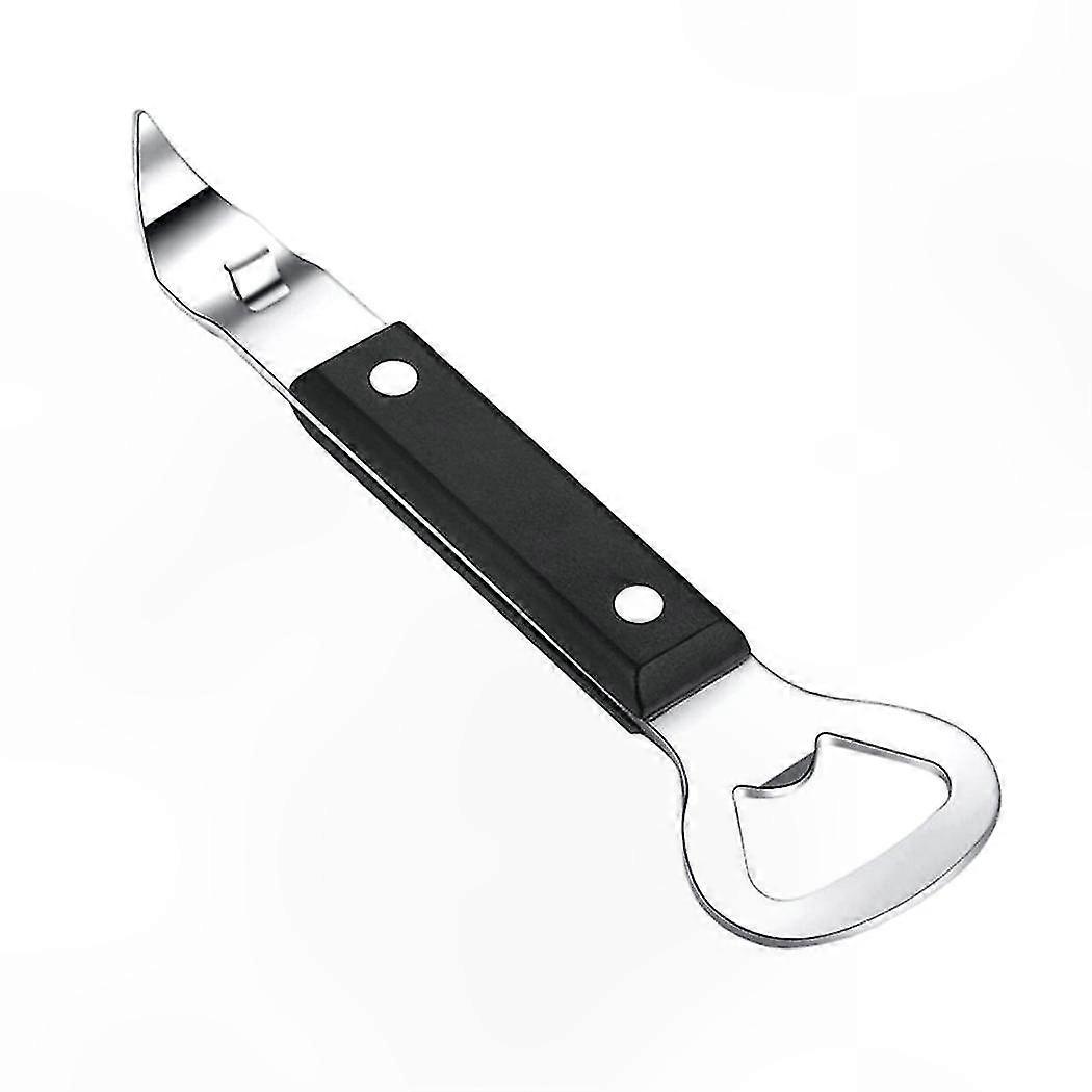 Stainless Steel Manual Can Opener with Bottle Opener Function, 1 Pack