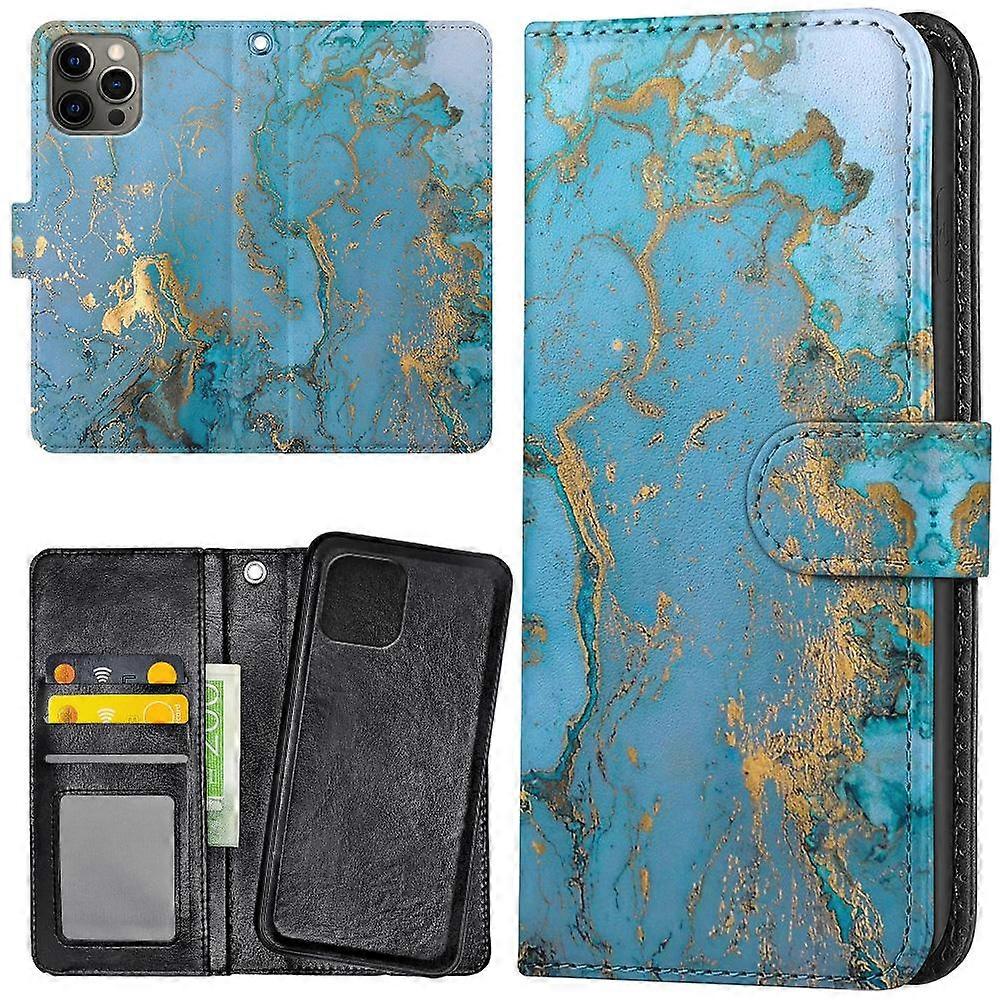 iPhone 13 Pro Max - Plånboksfodral/Skal Marmor