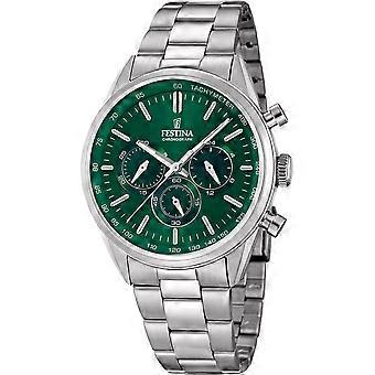 Festina Silber Edelstahl F16820/R Herrenuhr