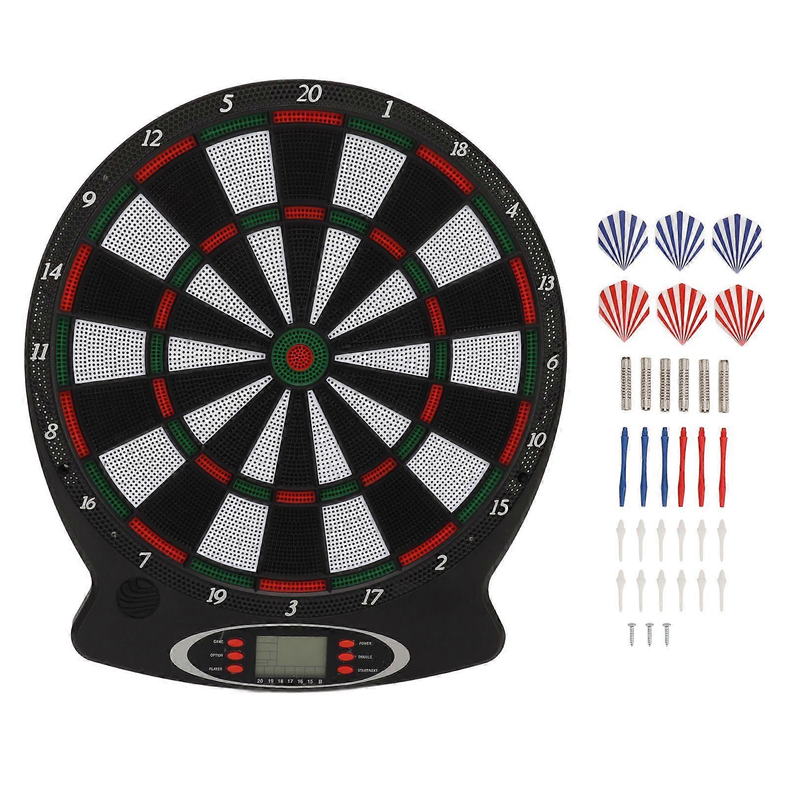 Electronic Dartboard Precise Sensing Kids Adults Auto Scoring Dart Board Set Indoor Game for Family Part Office