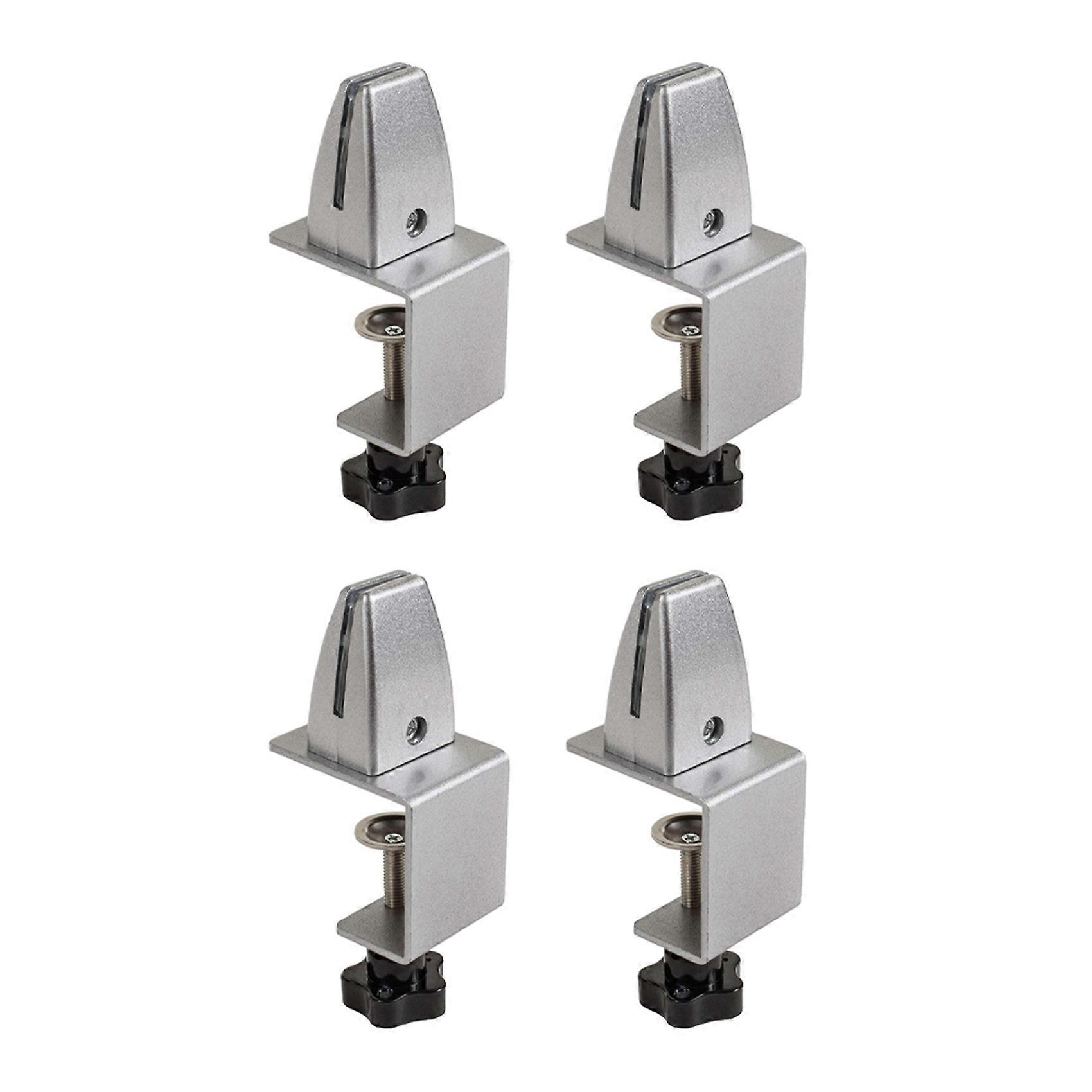 Sneeze Guard Clamp Bracket Desk Partition Clamp for 1/8Inch to 1Inch Thick Acrylic Panels Adjustable