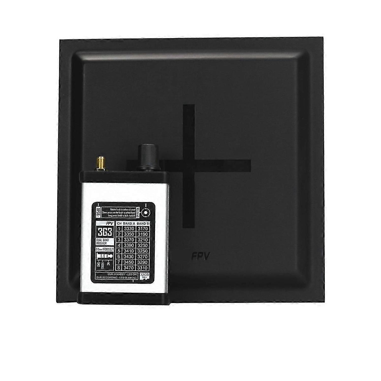 3.3G VRX+15.8dBi Plate Antenna Kit for RC FPV Drone With DVR