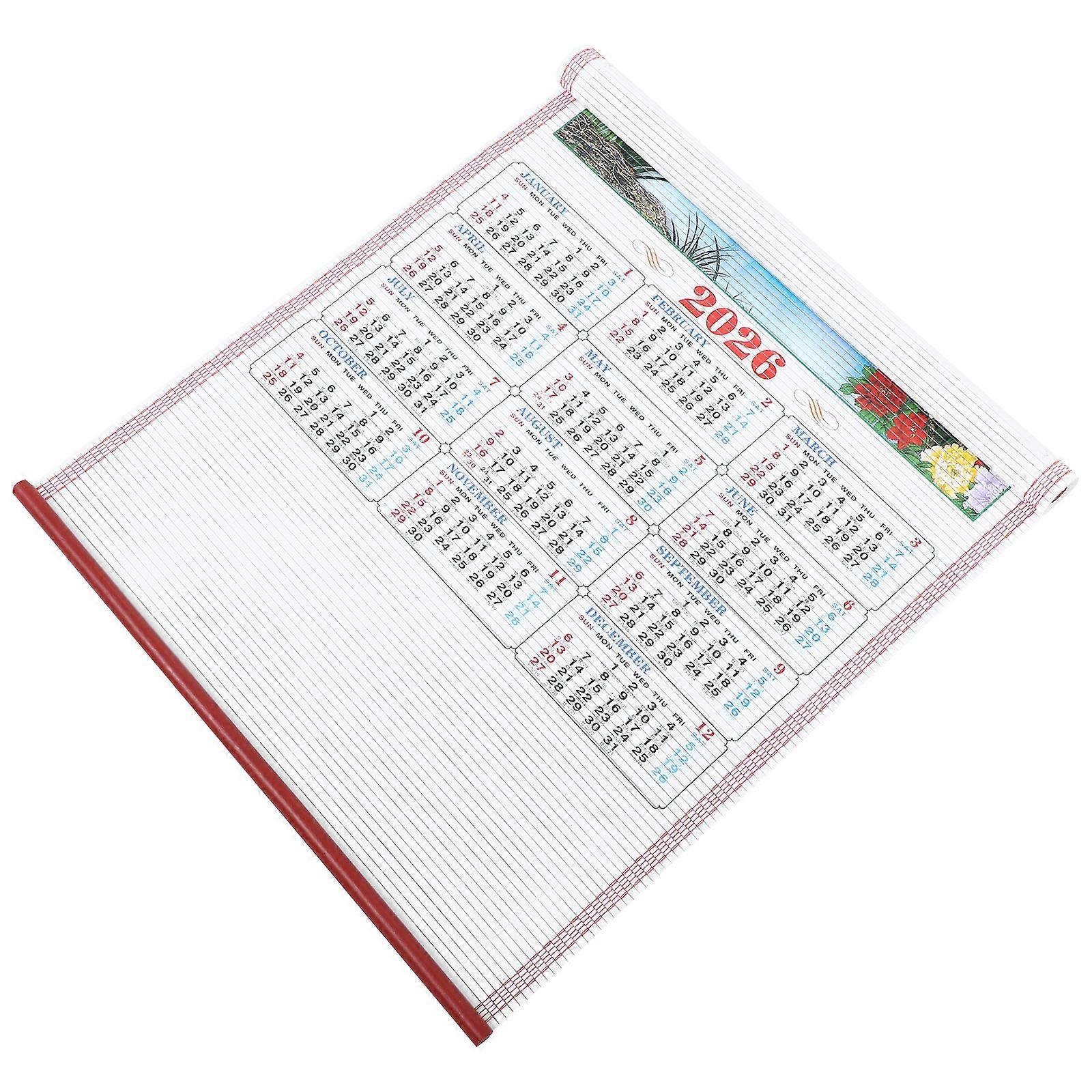 Chinese Wall Calendar Year of Horse Monthly Planner for Home