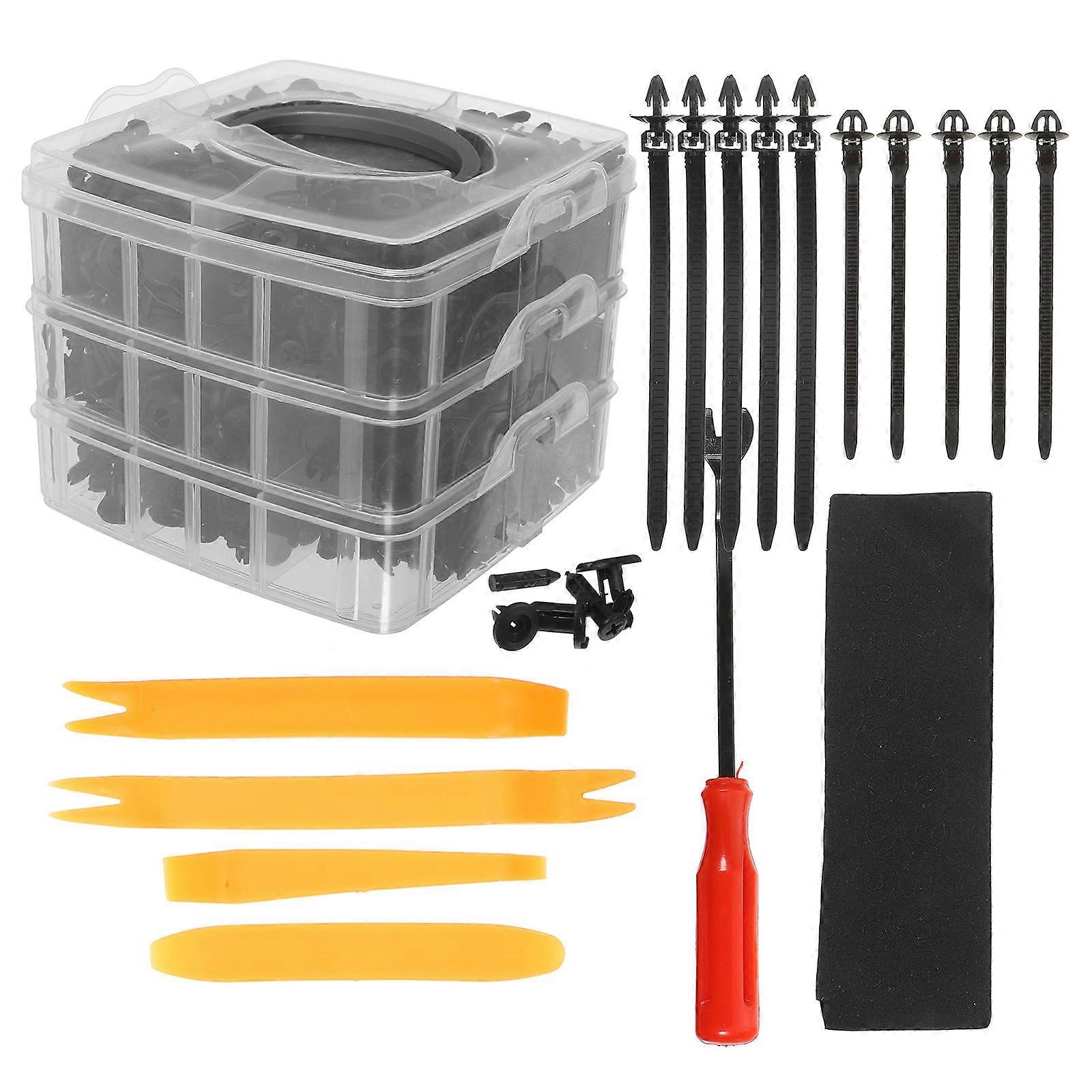 Car Body Bumper Rivet for Trim Retaining with 620Pcs Kit and Tool