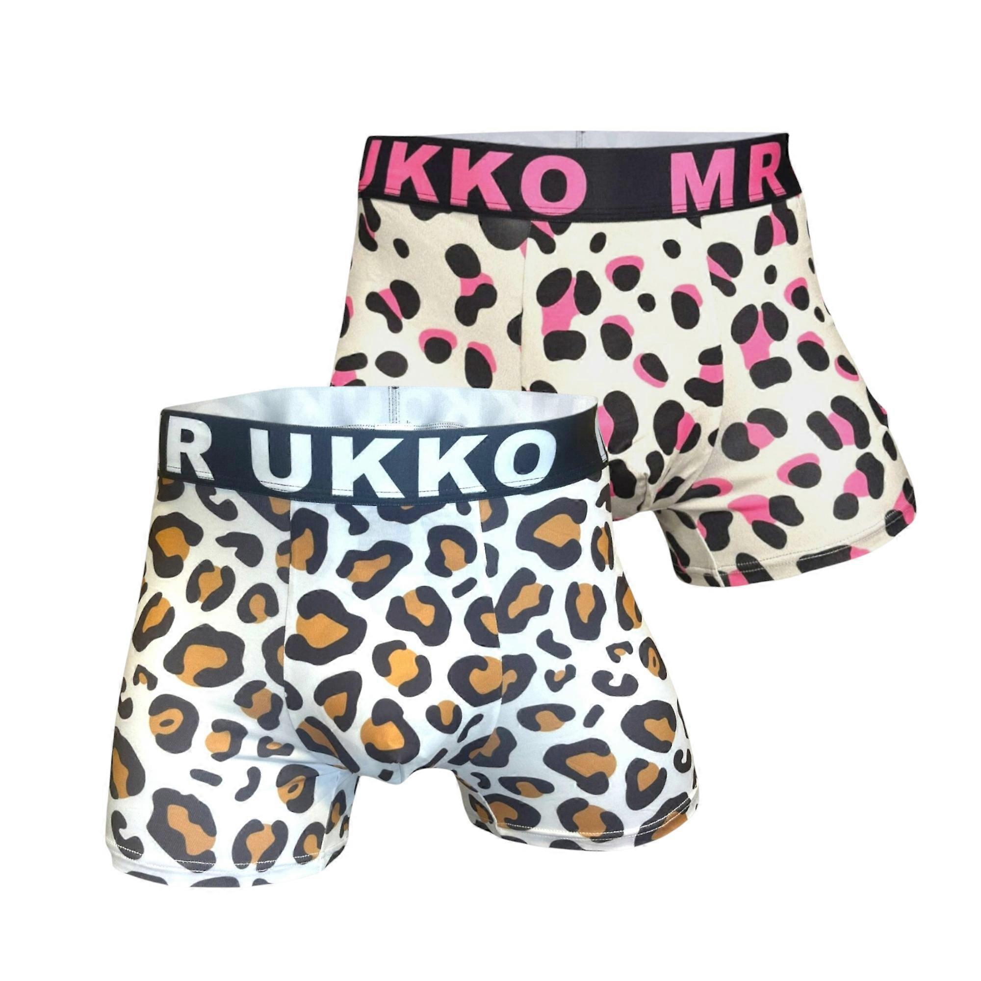 2er-Pack Leoparden-Boxershorts