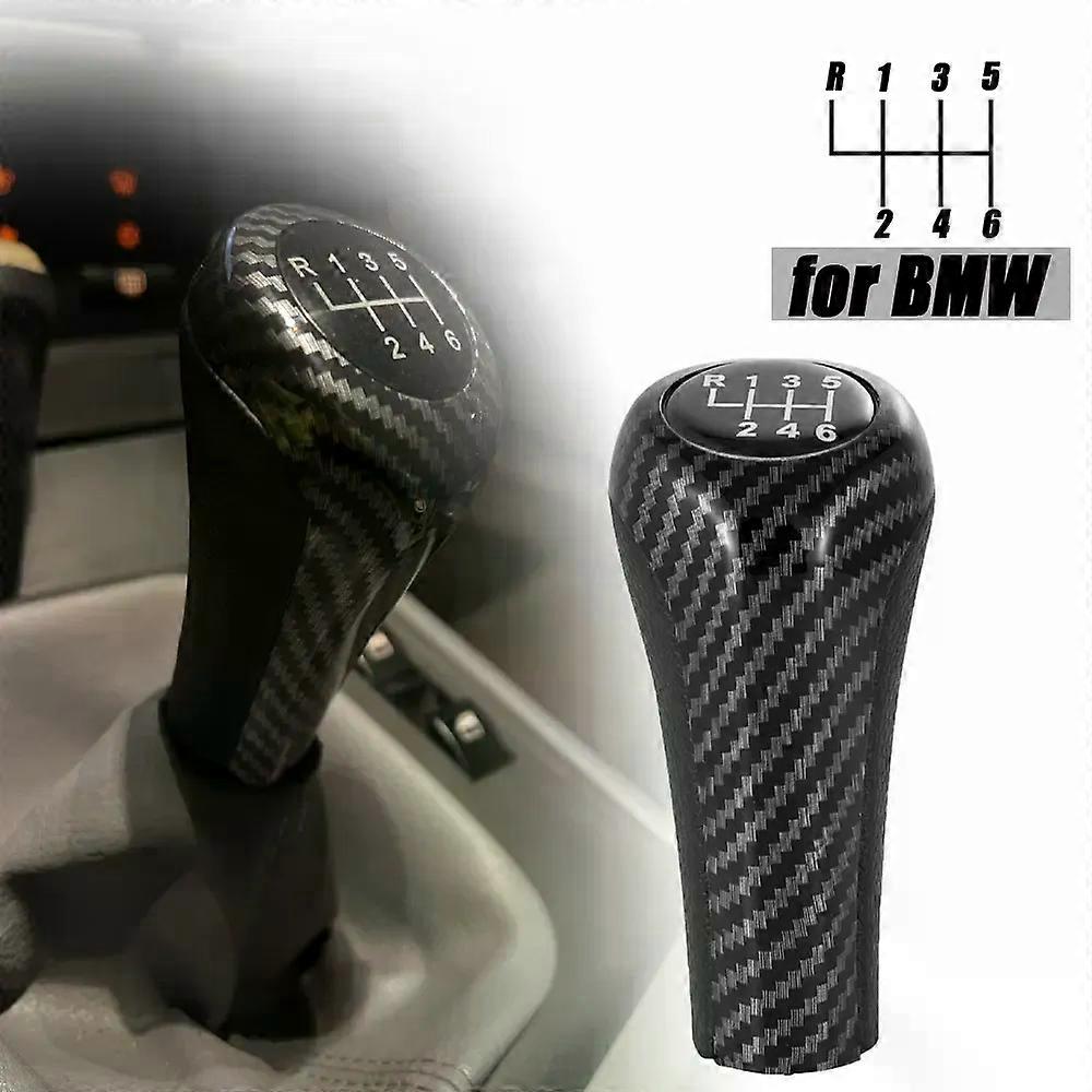 Apply Gear Shift Knob For BMW 1 3 5 6 Series E46 E53 E60 E61 E63 E81 E82 E83 E84 E87 E90 E91 E92 Car 5/6 Speed Interior Replacement