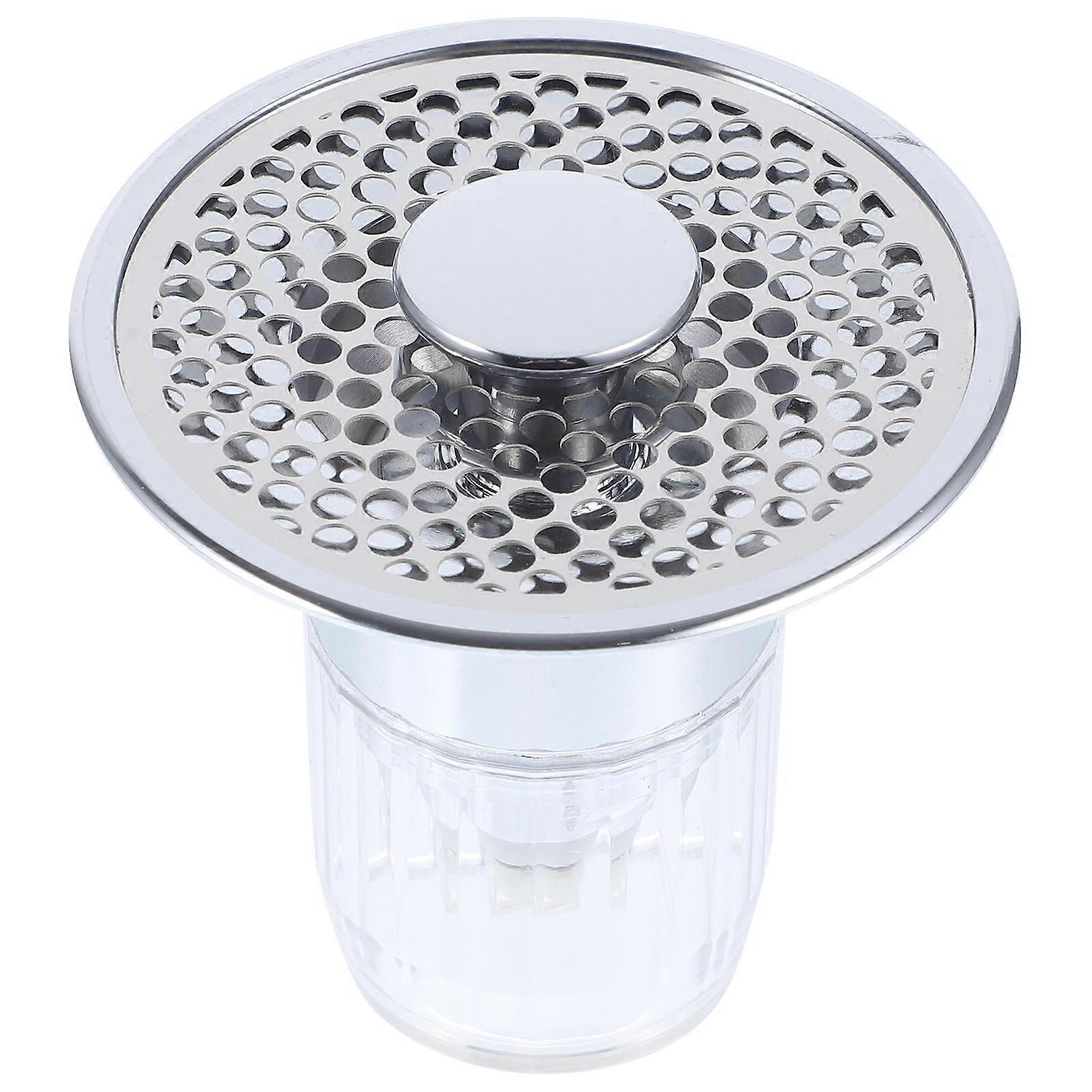 2Pcs Bathtub Drain Plug Bathroom Sink Stopper Anti-Block Universal