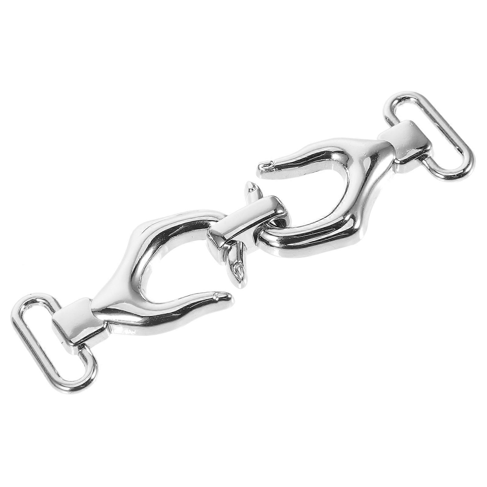 Metal Coat Holder Toggle Buckle for Clothes Durable 3Pcs Set