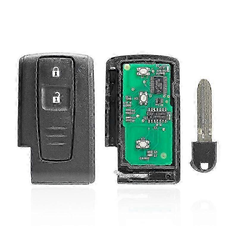 2-Button 433MHz Remote Key Compatible with Toyota Prius 2004-2009 for Convenient Keyless Entry