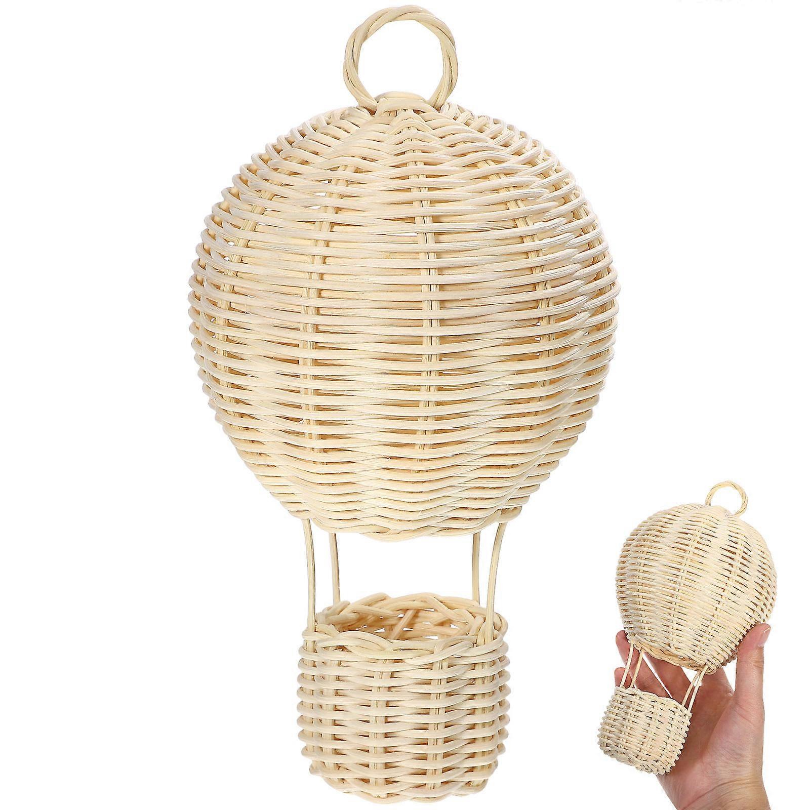 3Pcs Hot Air Balloon Shaped Hanging Lamp Shades Ideal For Restaurants Hotels 18x10cm Light Diffusion With Simple Structure