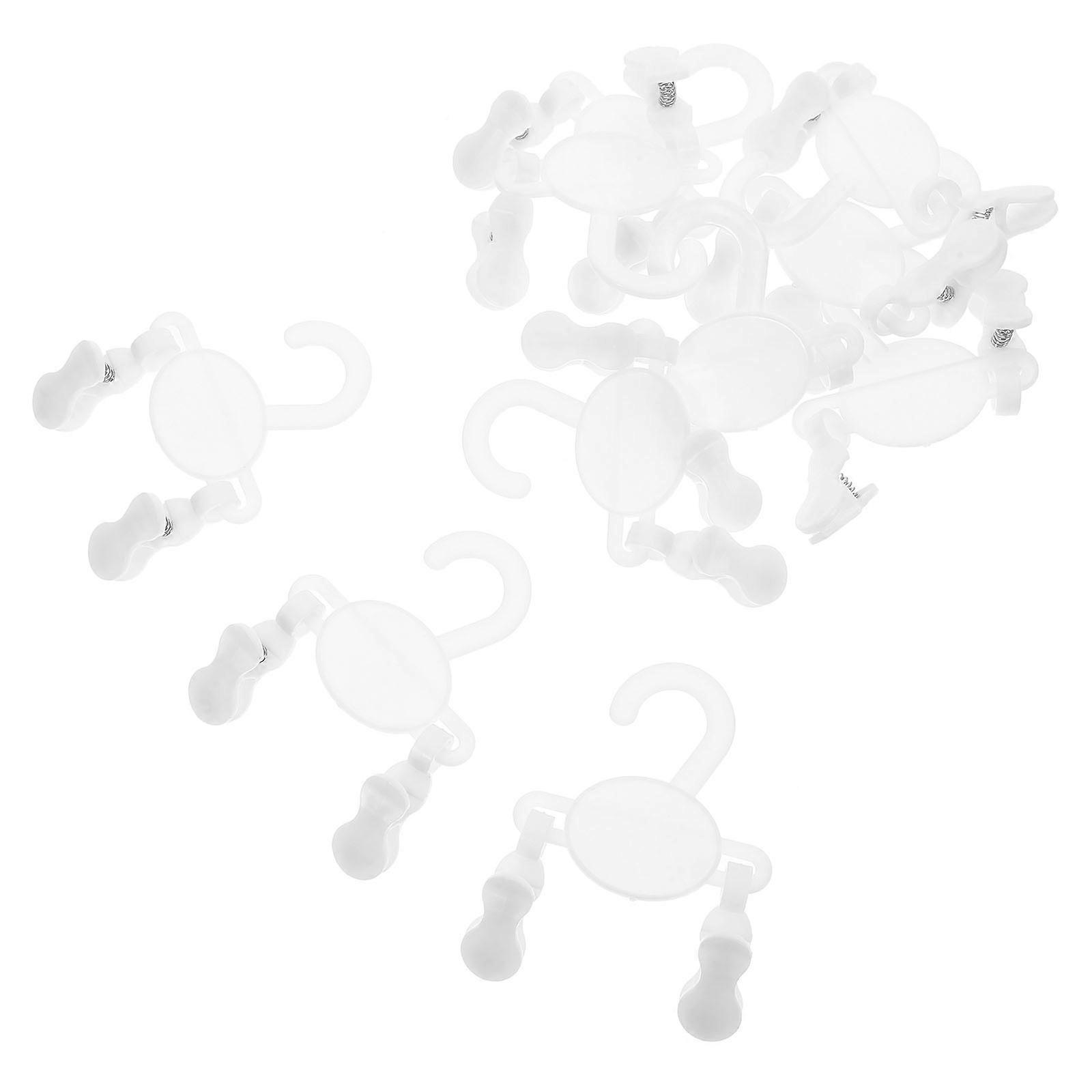 Toddler Hangers 30 Pcs Multi Functional Clothes Hanging Solution For Travel And Home With Clips For Organizing Shoes And Accessories