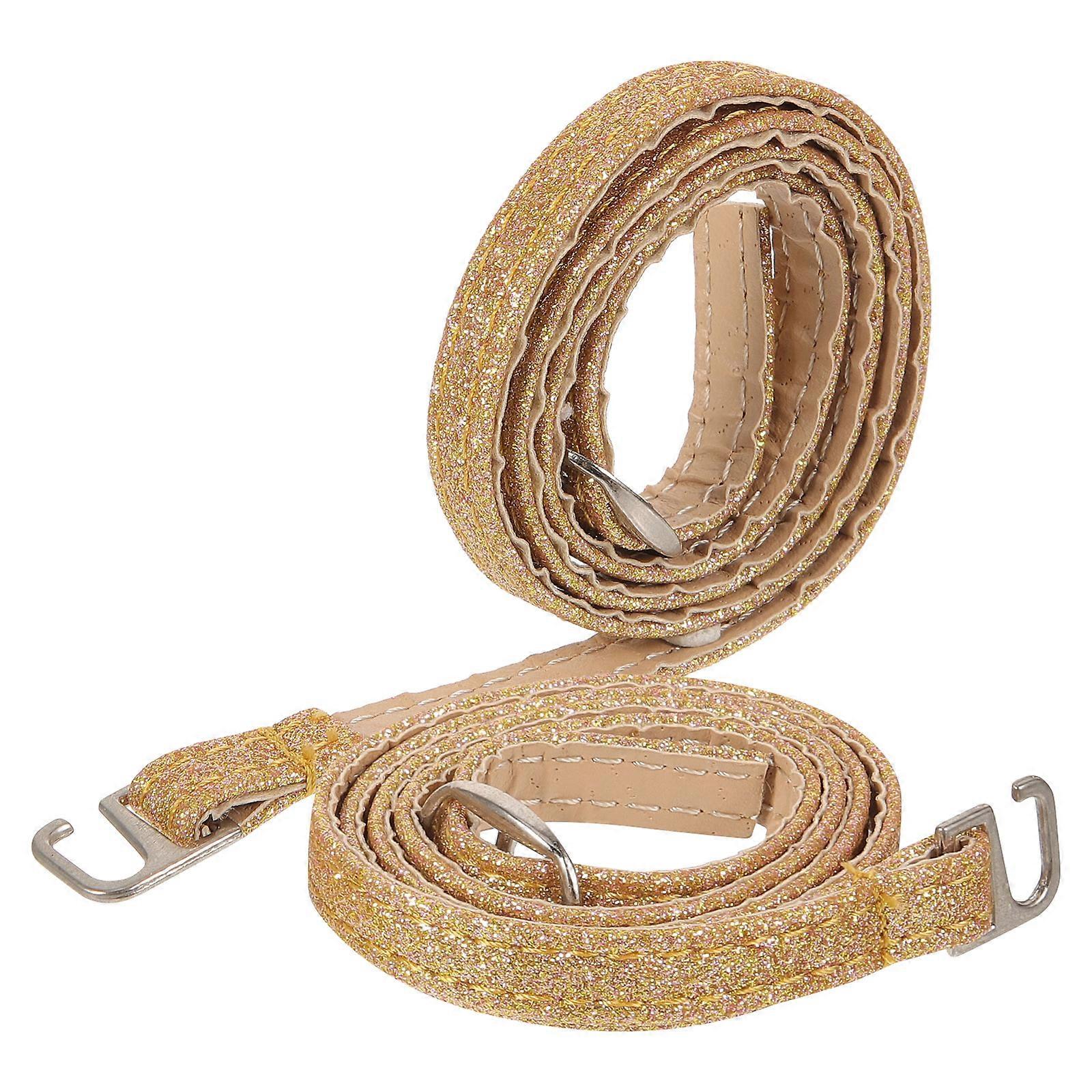 Golden Detachable Heel Buckle Straps for High Heels Replacement 5Pairs