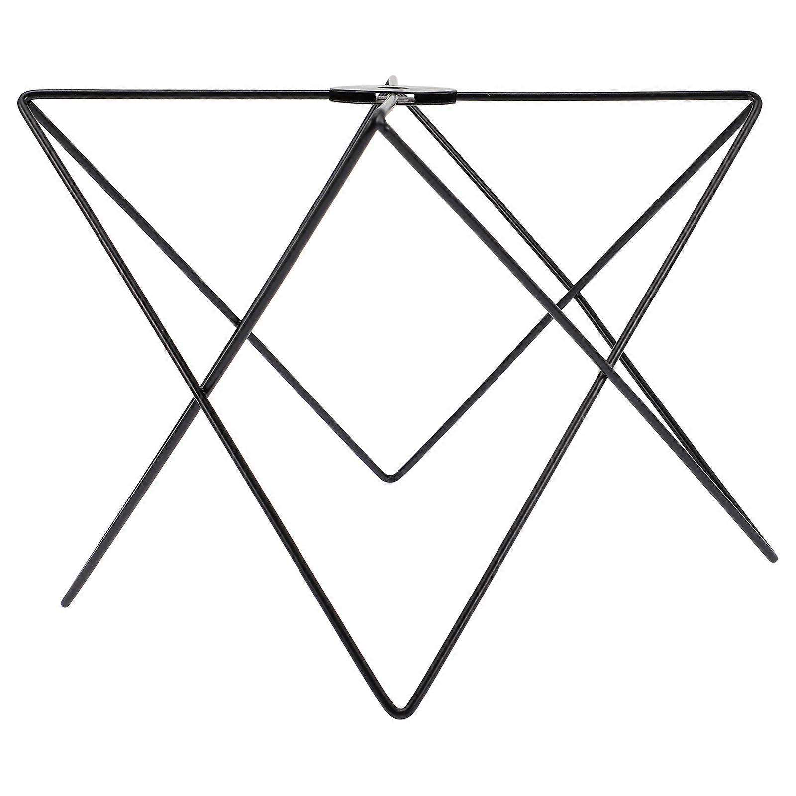Lampshade Adapter Rings Iron Wire Lampshade Frame Home Elegant Round 19x18cm Opening 1cm DIY Lamp Projects 1Set