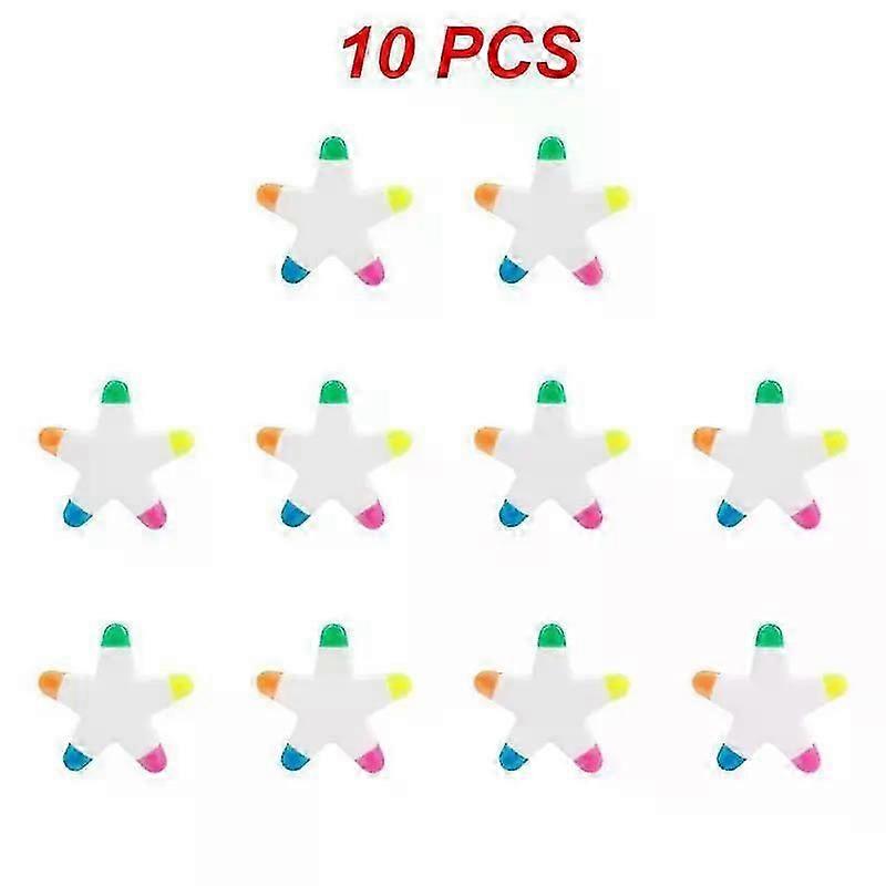 Evidenziatori creativi, pennarelli triangolari per studenti, pennarelli 3 in 1, tripli colori fluorescenti portatili