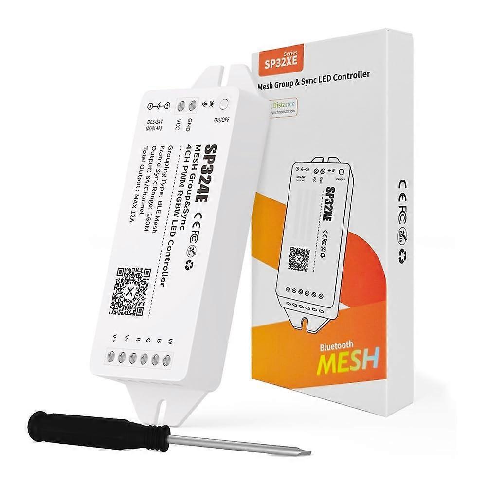 SP324E Mesh Networking Synchronous RGBW LED Controller LongDistance Lighting Effect Frame Synchronization Wide Range