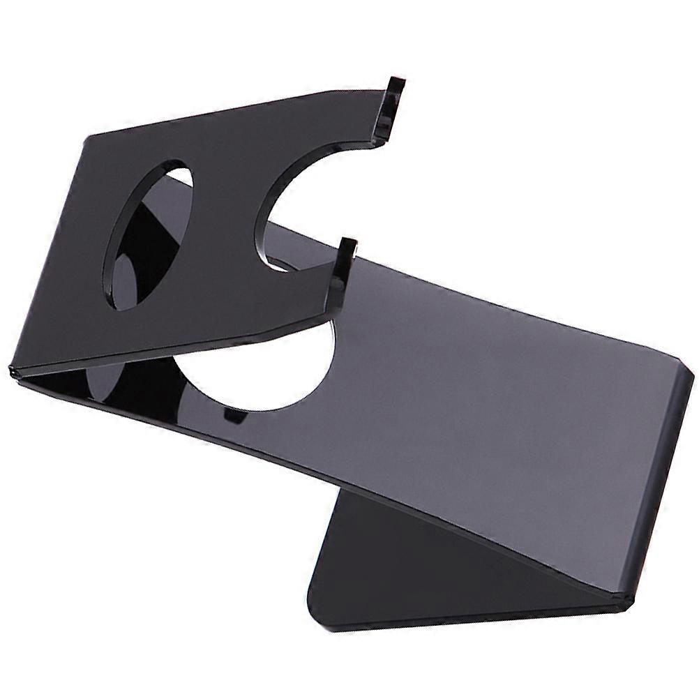 Bathroom Brush Holder Organizer Desktop Shaving Stand Black Storage 1Pack