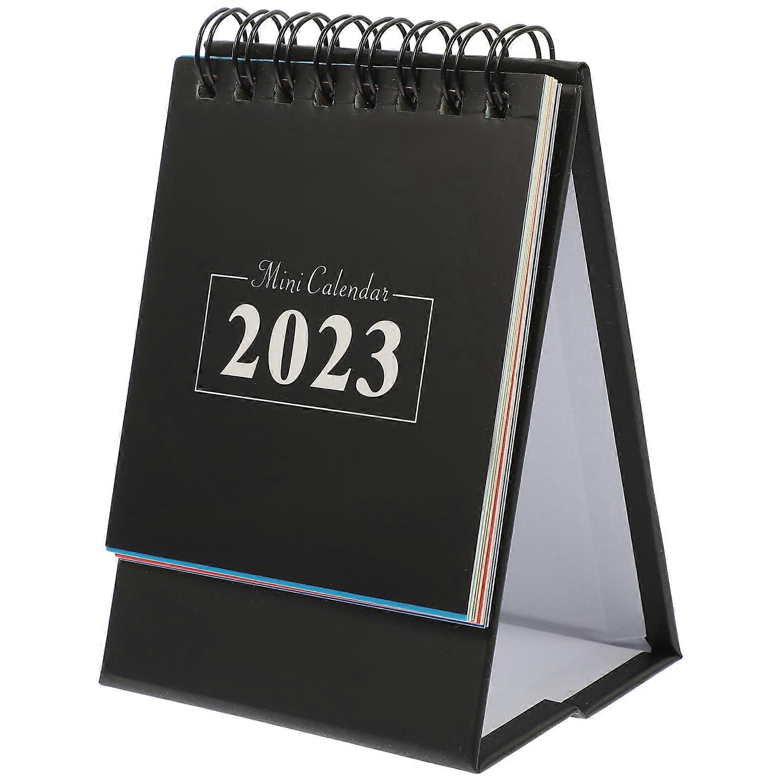 Mini Calendar Office Use Scheduling Modern Style 8.5X7.6X6CM Paper 1Pack