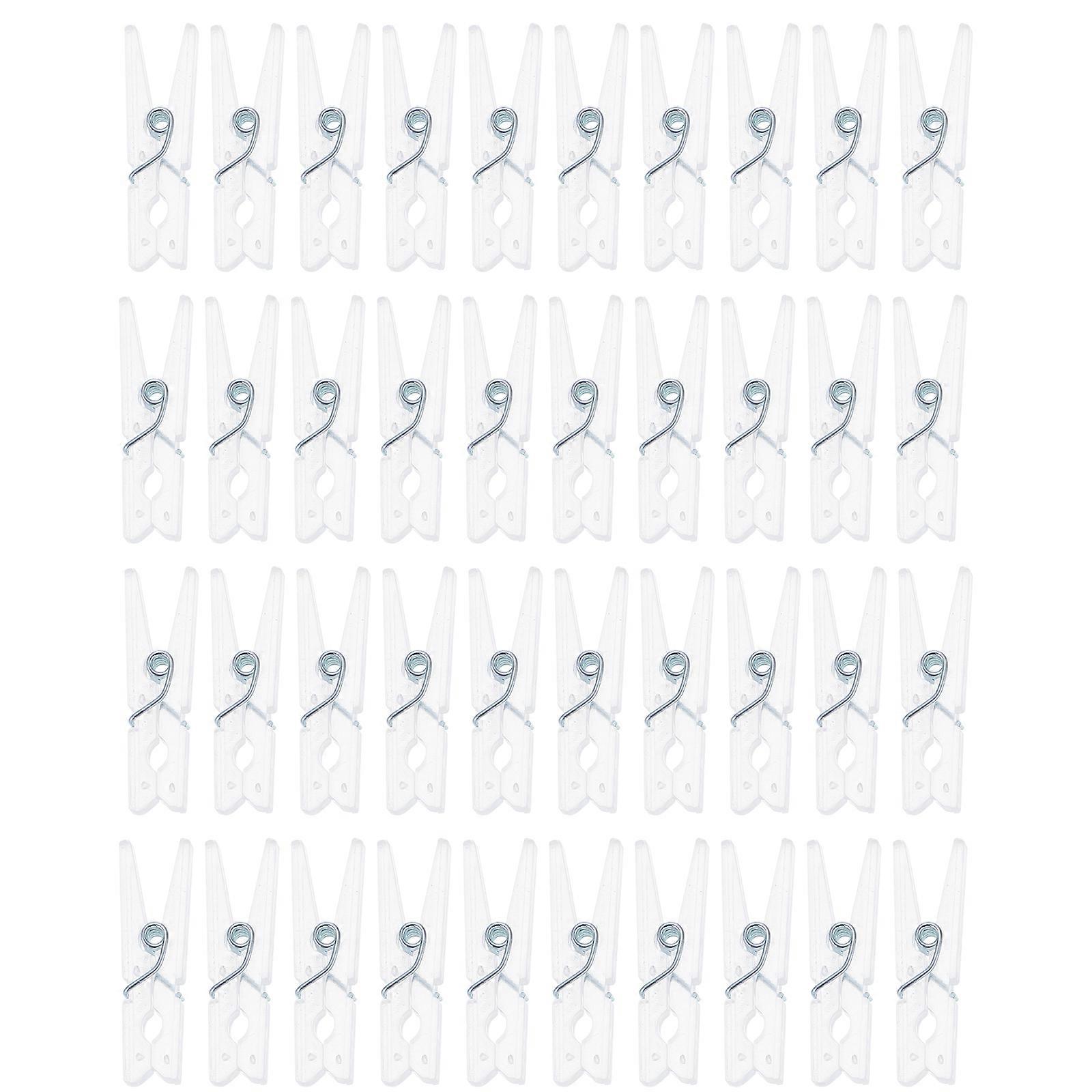 Transparent Picture Clips Photo Clips for Holding Use 300Pcs Bulk
