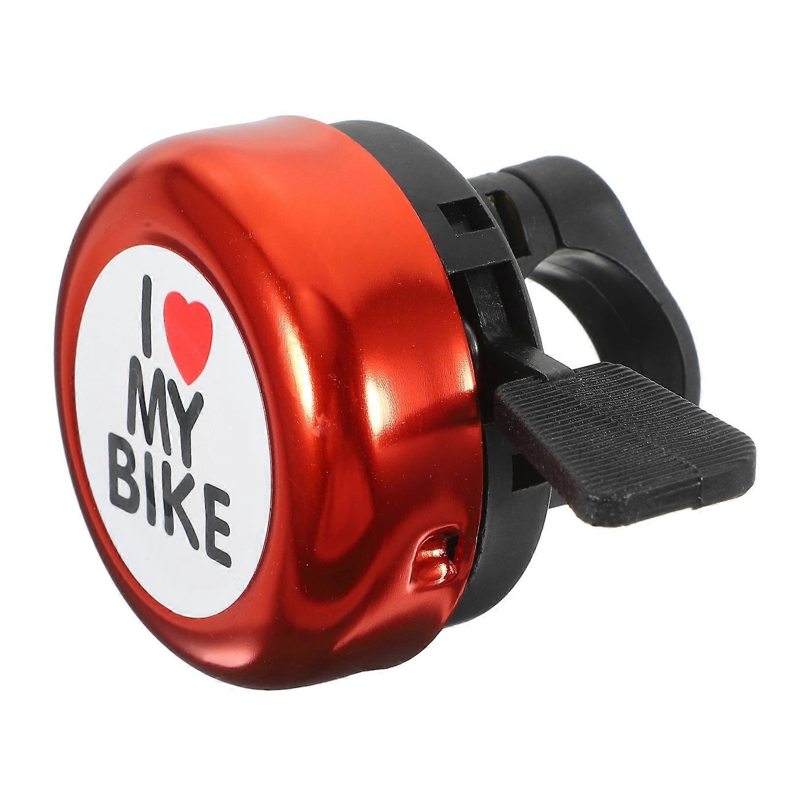 Bicycle Warning Ring Bell 2Pcs Red Easy Installation Accessory For 22MM Handlebar Fashion Outlook Safety