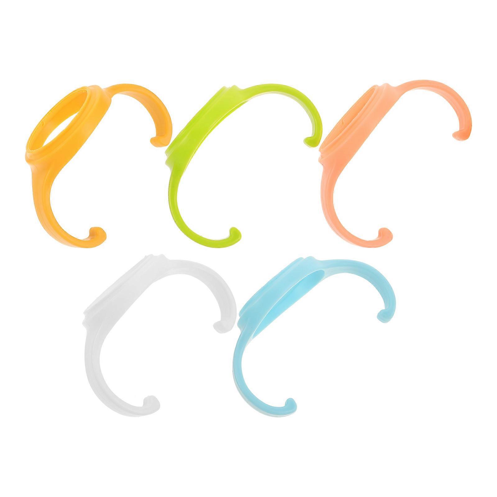 Baby Bottle Handle Accessories for Drinking Universal 5Pcs Assorted Plastic