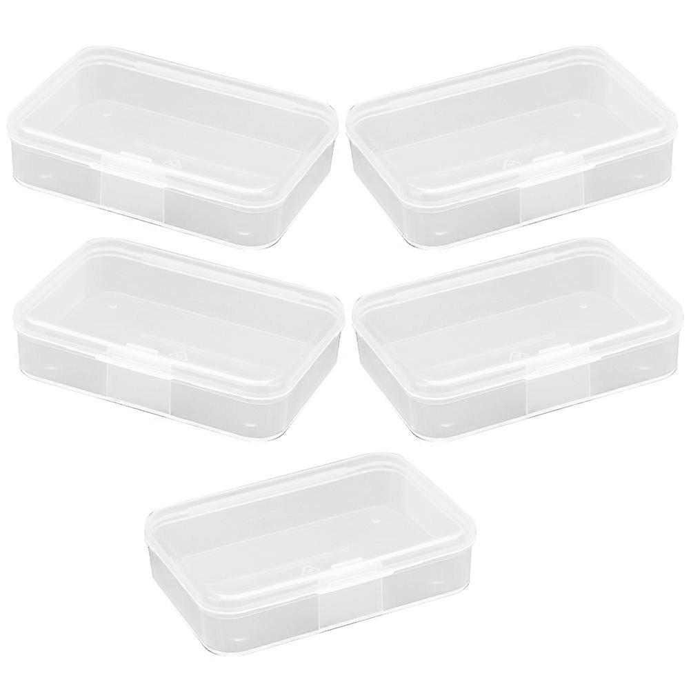 Plastic Small Parts Organizer Box for Storage 20Pcs White Box