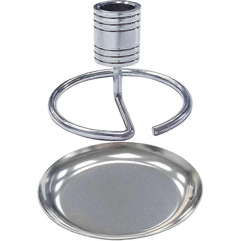 Silver Moxa Roll Stick Holder for Home Use 3Sets with Tray