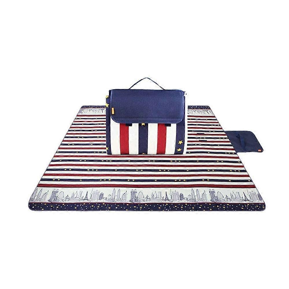 200 X 200 Cm Picnic Blanket Waterproof Heat-Insulated With Carrying Handle, 150 X 200 Cm Size, Outdoor Travel Use