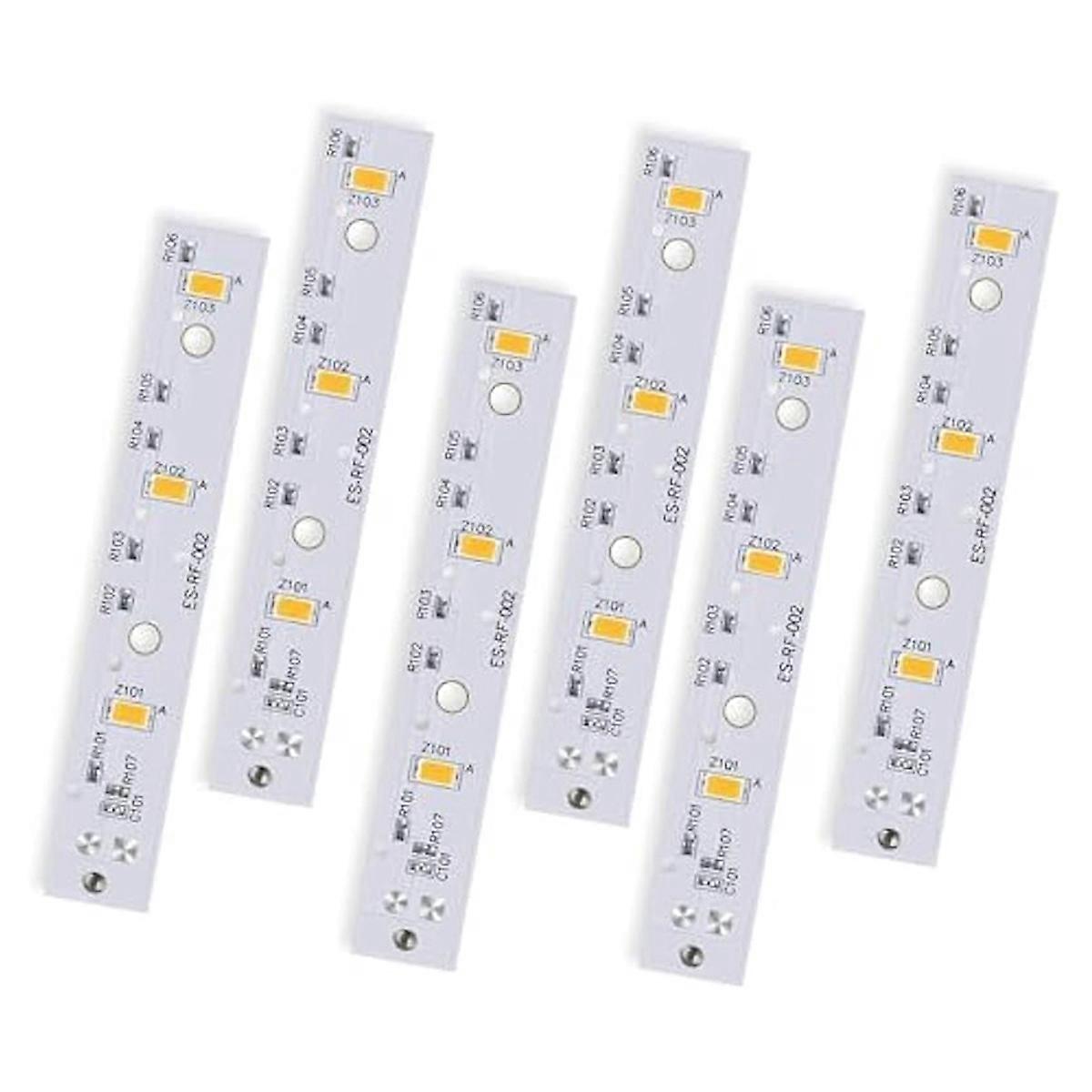 WR55X26671 Refrigerators Led Light Board, Freezer Light Board 6PCS