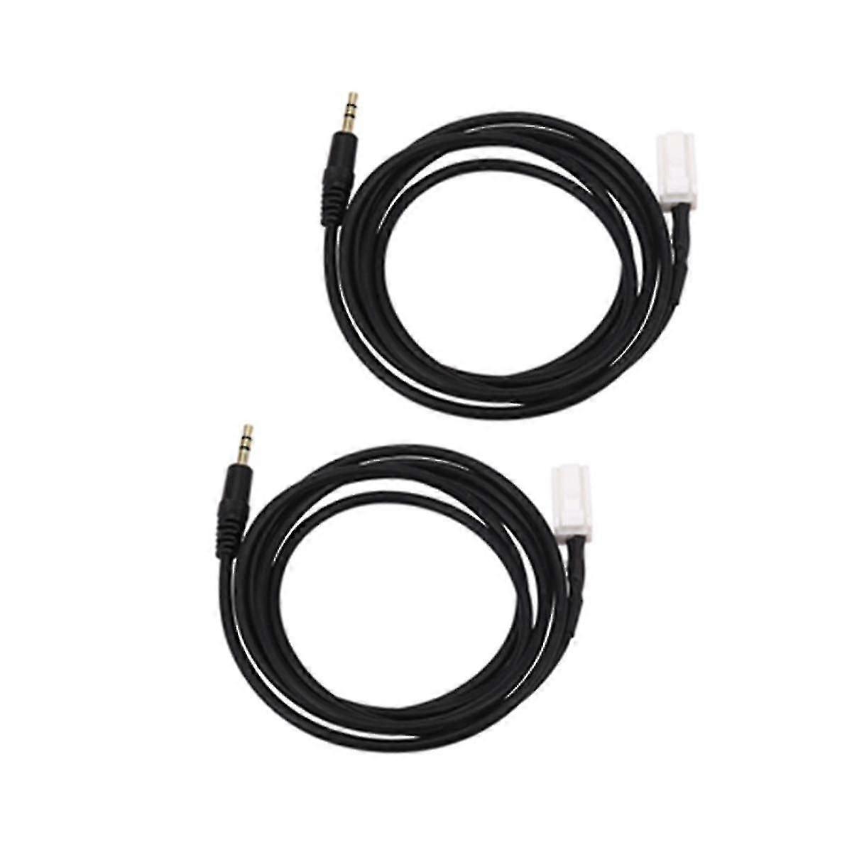 2 قطع سيارة أوكس محول كابل الصوت 8 دبوس التوصيل لسويفت جيمني