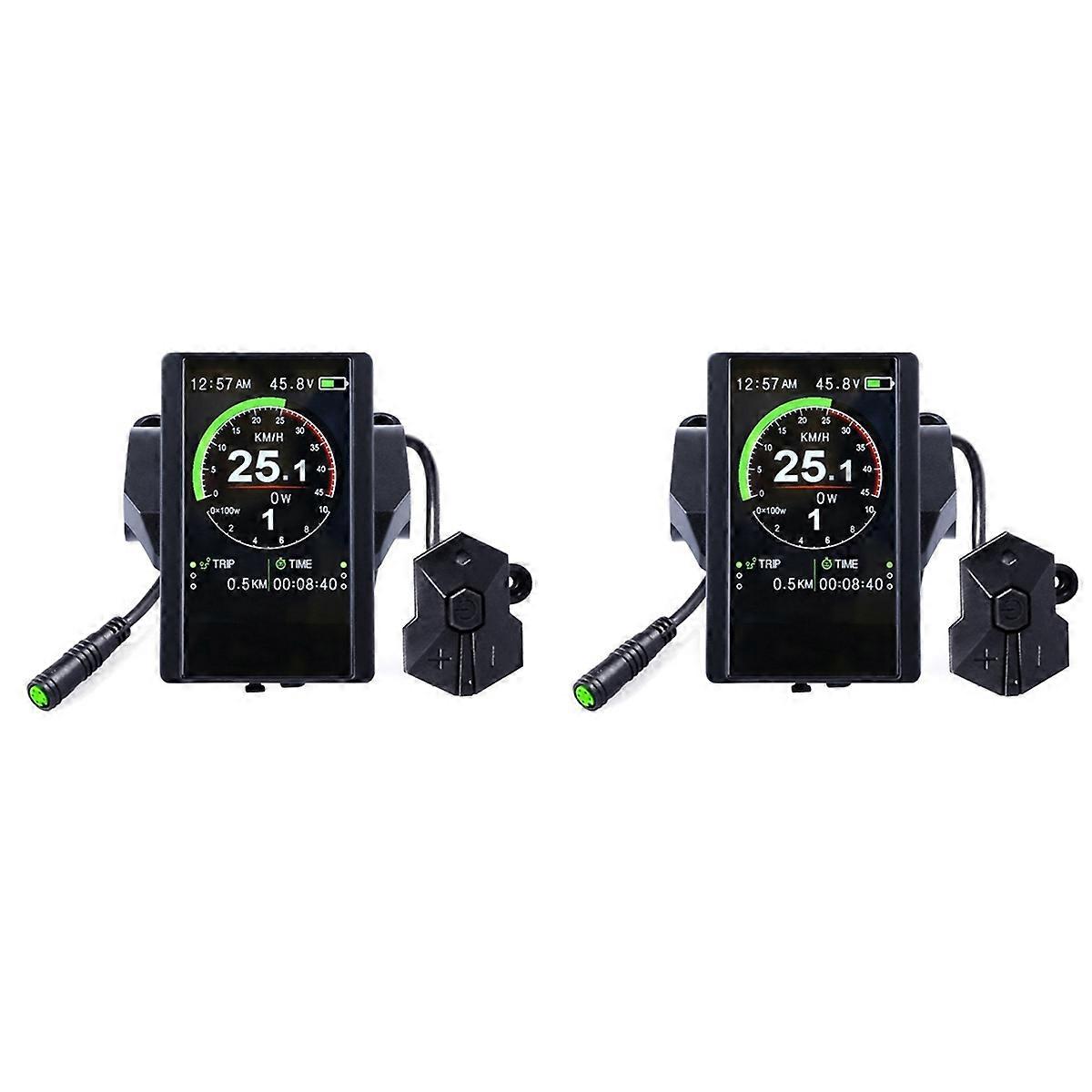 2X Colorful Screen Display P850C Speedometer with 9-Level Assist for Electric Bicycle BBS01B BBS