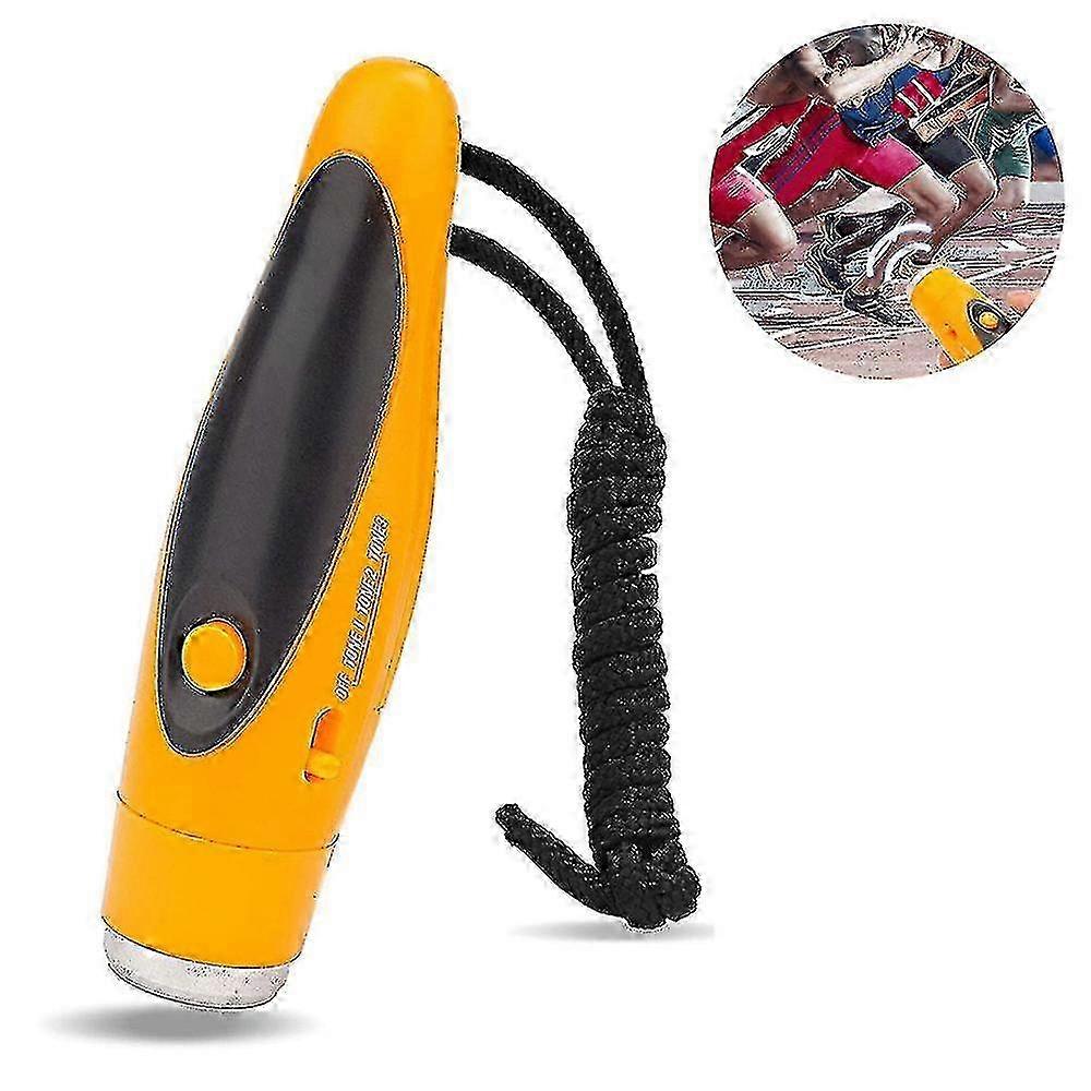 Three-tone Electronic Whistle With Handheld Survival Whistle