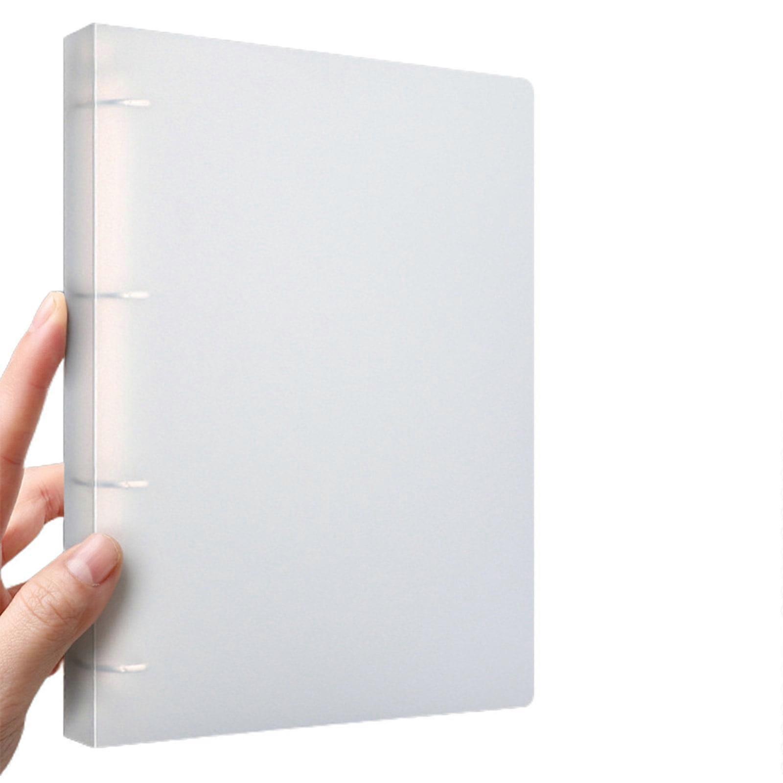 A4 File Binder 4-ring Binder 2-ring Binder Expandable A4 File Folder Document Organizer 220 Sheets Capacity for Office